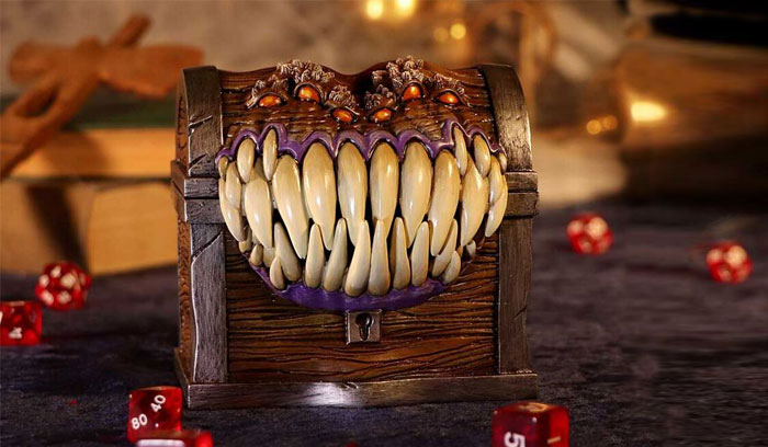 Dungeons & Dragons: Mimic Dice Box (Gesellschaftsspiele)
