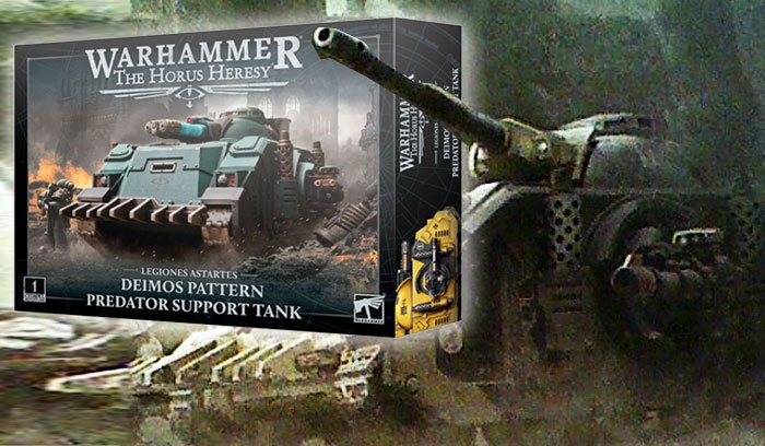 Warhammer The Horus Heresy: Deimos Pattern Predator Support Tank (Tabletop Games)